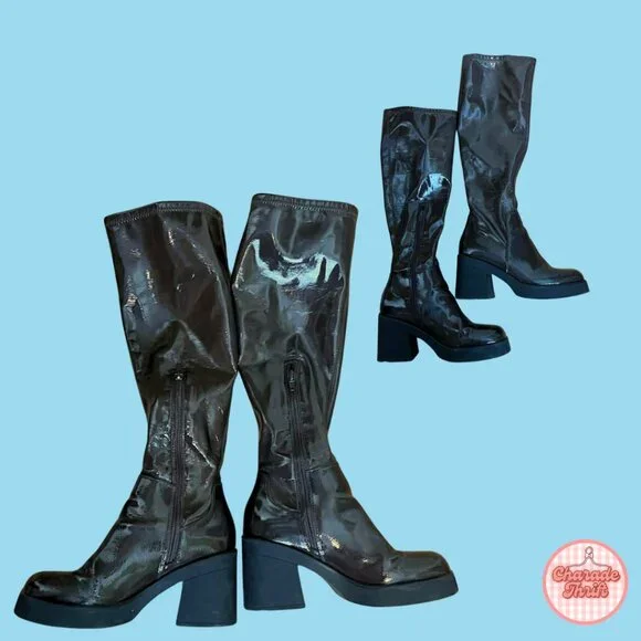 Call it Spring - "Britnay" Knee-high platform boot - Picture 3 of 4